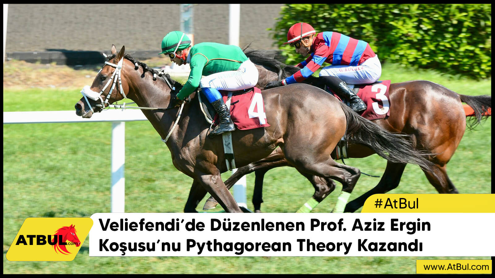 Veliefendi’de Düzenlenen Prof. Aziz Ergin Koşusu’nu Pythagorean Theory Kazandı